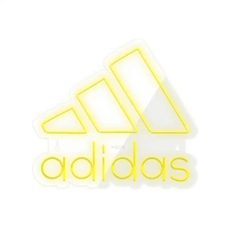چراغ دیواری نئون دیزاین طرح Adidas-Text_YL