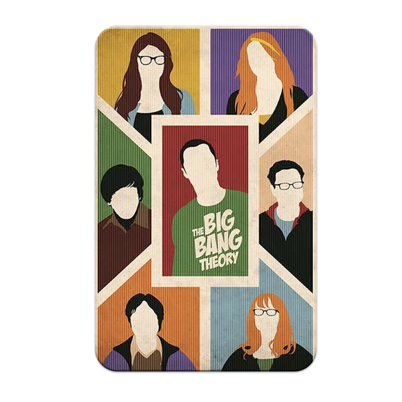 استیکر کارت پرمانه طرح big bang theory کد pm3d.583