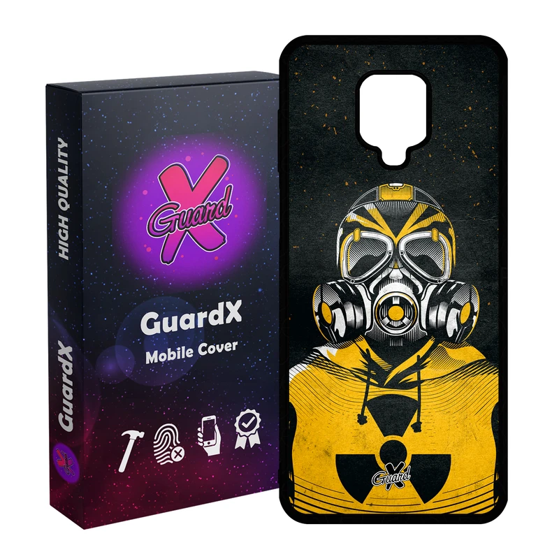کاور گارد ایکس طرح Mask مدل Glass10164 مناسب برای گوشی موبایل شیائومی Redmi Note 9S / Note 9 Pro / Note 9 Pro Max