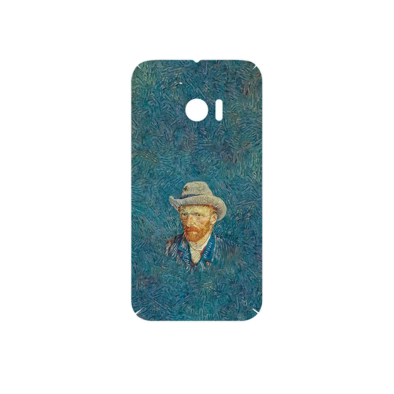 برچسب پوششی ماهوت مدل Self portrait with a gray felt hat مناسب برای گوشی موبایل اچ تی سی 10