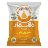سویق پفی غلات کامل با طعم پنیری&nbsp;مهدیار  - 50 گرم