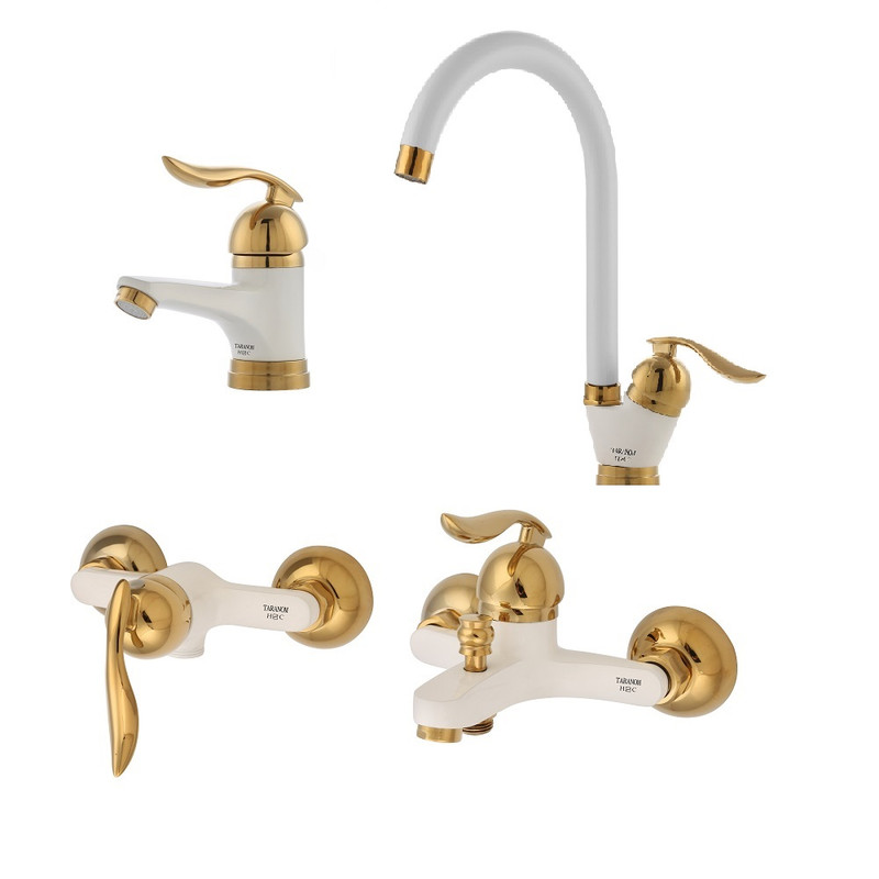  ست شیرآلات ترنم مدل قهرمان تپس پلاس کدST مجموعه 4 عددی