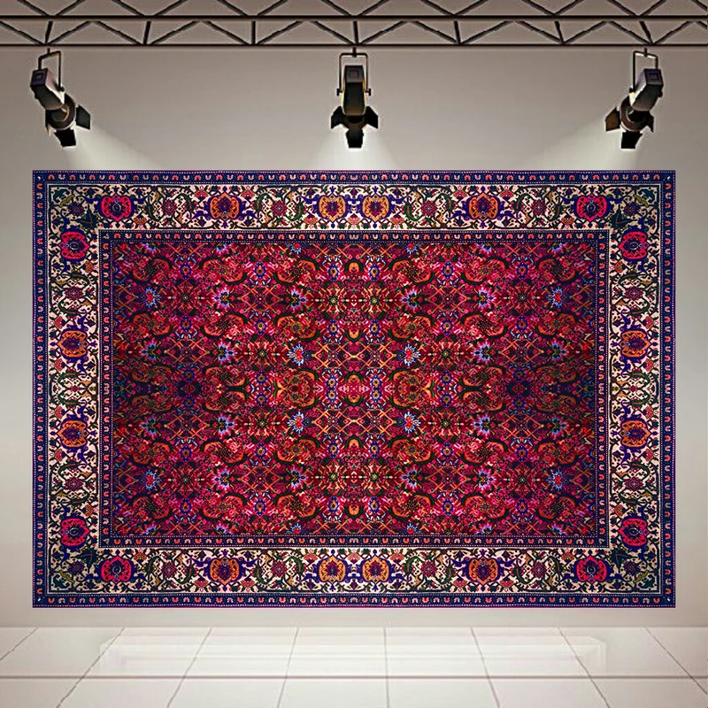 پوستر طرح فرش ایرانی مدل بافت کد AR30803