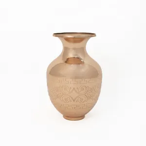 گلدان مسی مدل طرح دار کد 6685