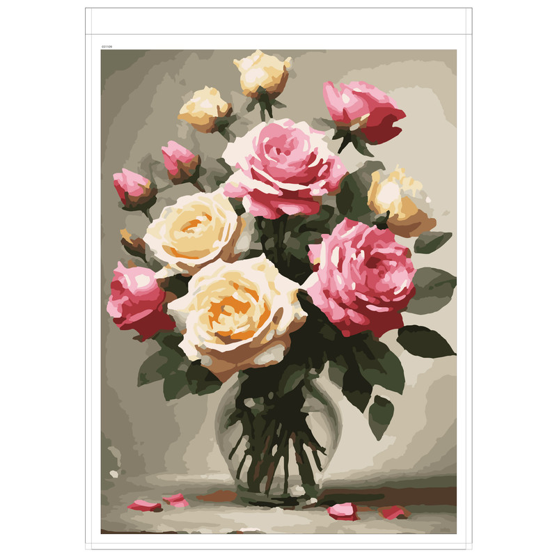 بسته رنگ آمیزی سالوت مدل آکرولیک کد 031109 مجموعه 18 عددی