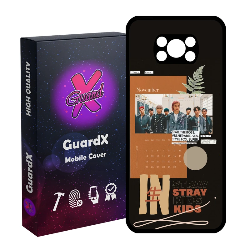 کاور گارد ایکس طرح Stray Kids مدل Glass10688 مناسب برای گوشی موبایل شیائومی Poco X3 NFC/Poco X3/Poco X3 Pro