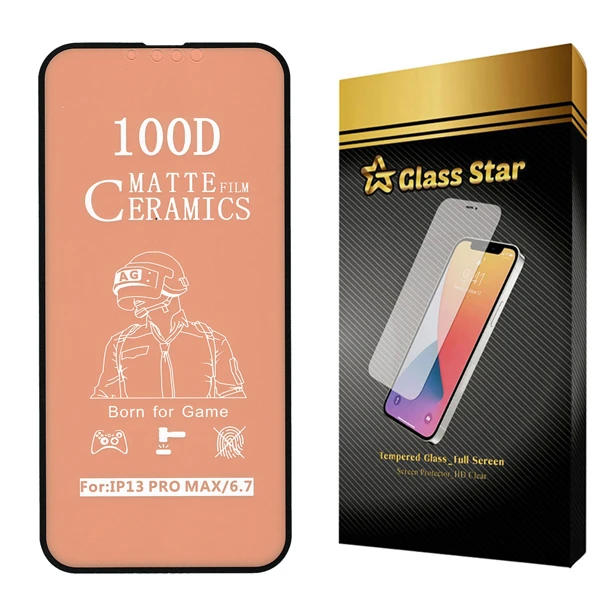 محافظ صفحه نمایش سرامیکی مات گلس استار مدل CMT100D مناسب برای گوشی موبایل اپل iPhone 14 Plus