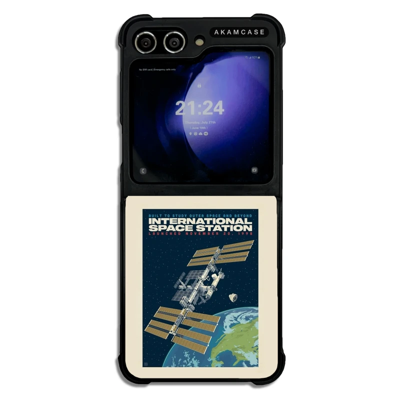 کاور آکام مدل AMC-WSGZFLIP5-SPACE-27 مناسب برای گوشی موبایل سامسونگ Galaxy Z Flip 5