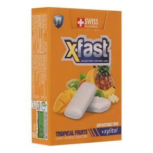 آدامس بدون شکر با طعم استوایی ایکس فست - 20 گرم