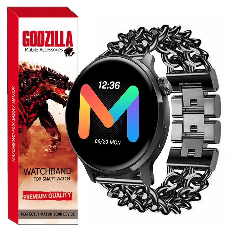 بند گودزیلا مدل CARTIR مناسب برای ساعت هوشمند میبرو 2 Lite