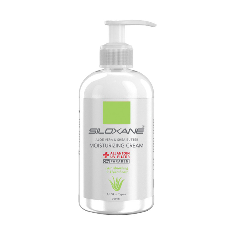کرم مرطوب کننده سیلوکسان مدل Aloevera حجم 300 میلی لیتر 