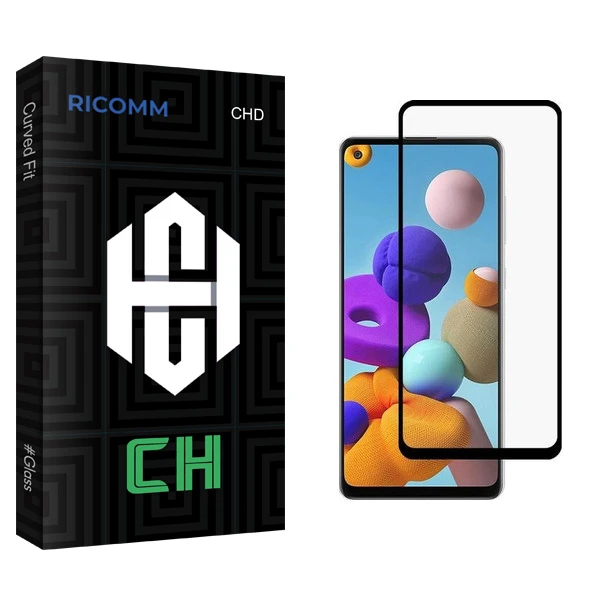 محافظ صفحه نمایش ریکام مدل CH glass مناسب برای گوشی موبایل سامسونگ Galaxy A21/A21S