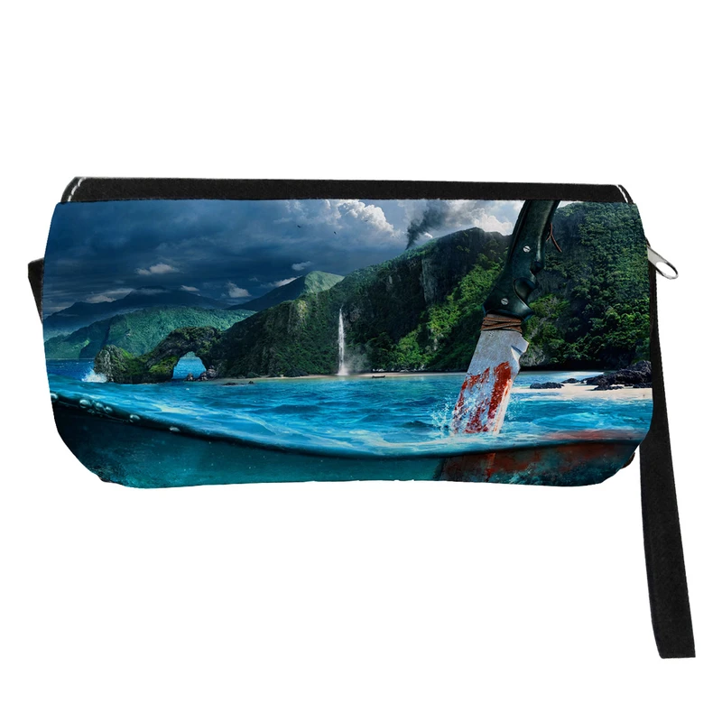  جامدادی طرح بازی فار کرای مدل دو زیپ کد 115