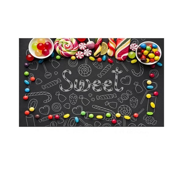 پادری مدل آبنبات خوشمزه کدHE0627 سایز 76x46 سانتی متر