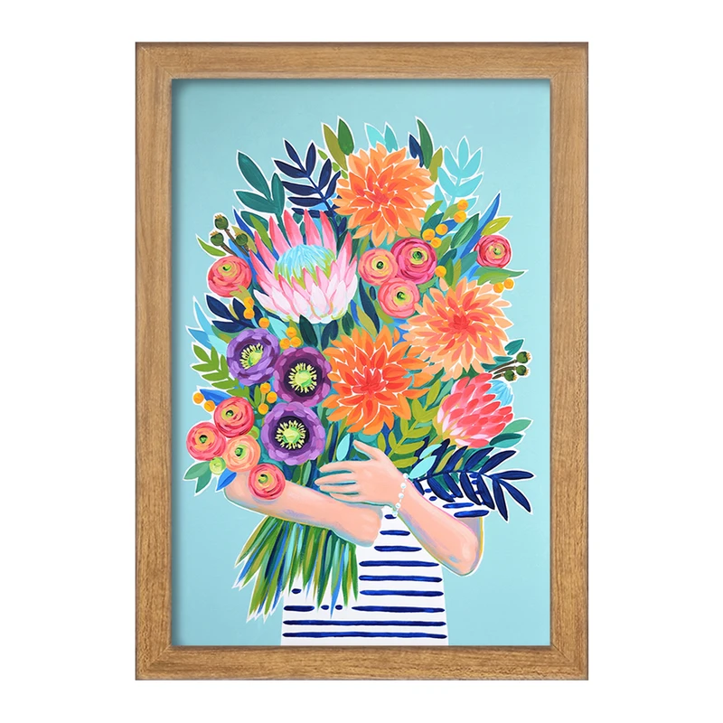 تابلو خندالو مدل گل کد 8398