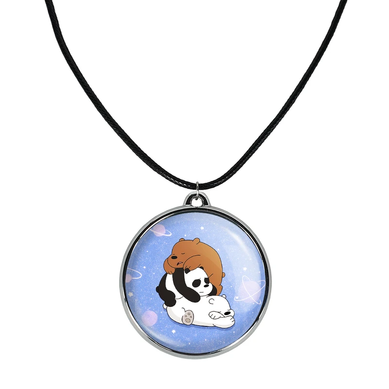 گردنبند خندالو مدل سه خرس کله پوک کد 1060910607