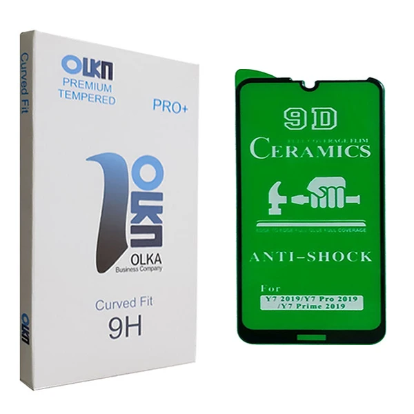 محافظ صفحه نمایش 9D الکا مدل +PRO مناسب برای گوشی موبایل هوآوی Y7 2019 / Y7 Pro 2019 / Y7 Prime 2019