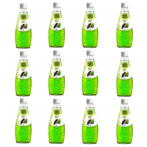نوشیدنی تخم شربتی با طعم موهیتو السیما - 300 میلی لیتر بسته 12 عددی