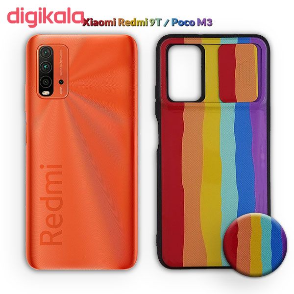 کاور مدل XM334A مناسب برای گوشی موبایل شیائومی Redmi 9T / Poco M3 به همراه پایه نگهدارنده main 1 1