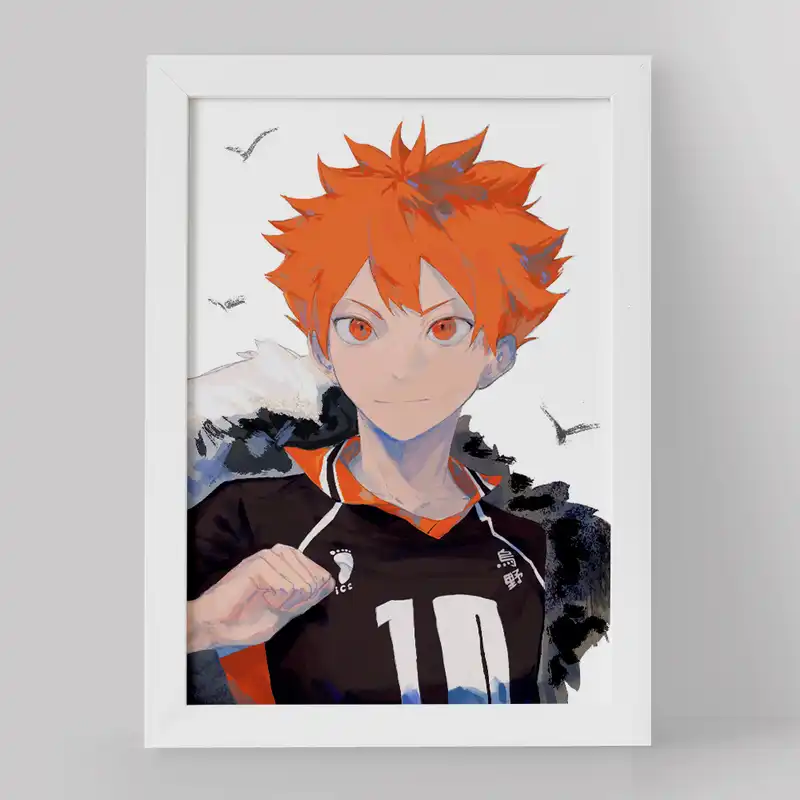 تابلو خندالو مدل هیناتا شویو انیمه هایکیو Haikyu کد 17750