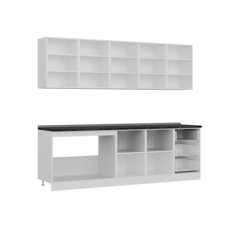 کابینت آشپزخانه مدل B-2 Minar 250 cm مجموعه دو عددی کابینت آشپزخانه مدل B-2 Minar 250 cm مجموعه دو عددی