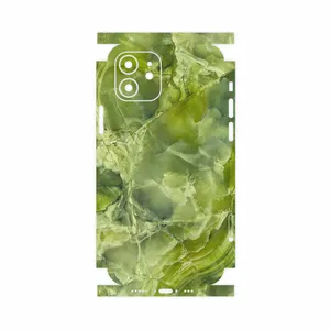 MAHOOT Green Crystal Marble-FullSkin Cover Sticker for Apple iPhone 12