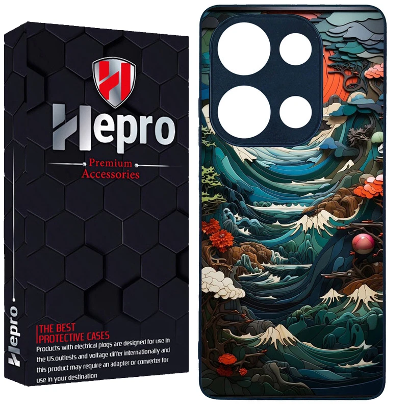 کاور هپرو طرح فانتزی مدل TPU مناسب برای گوشی موبایل شیائومی REDMI NOTE 13 PRO 4G