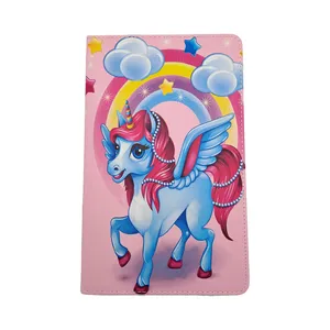  کیف کلاسوری مدل کت کات طرح اسب تک شاخ مناسب برای تبلت سامسونگ Galaxy TAB A 10.1 T515