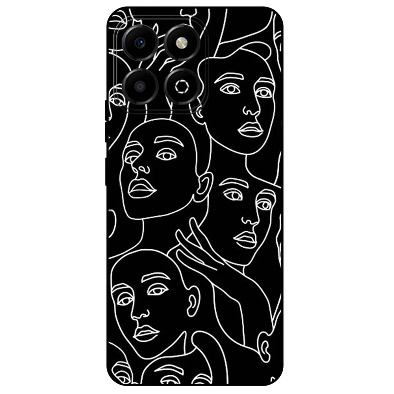 کاور مگافون طرح دخترانه مدل 7762 مناسب برای گوشی موبایل آنر X7C