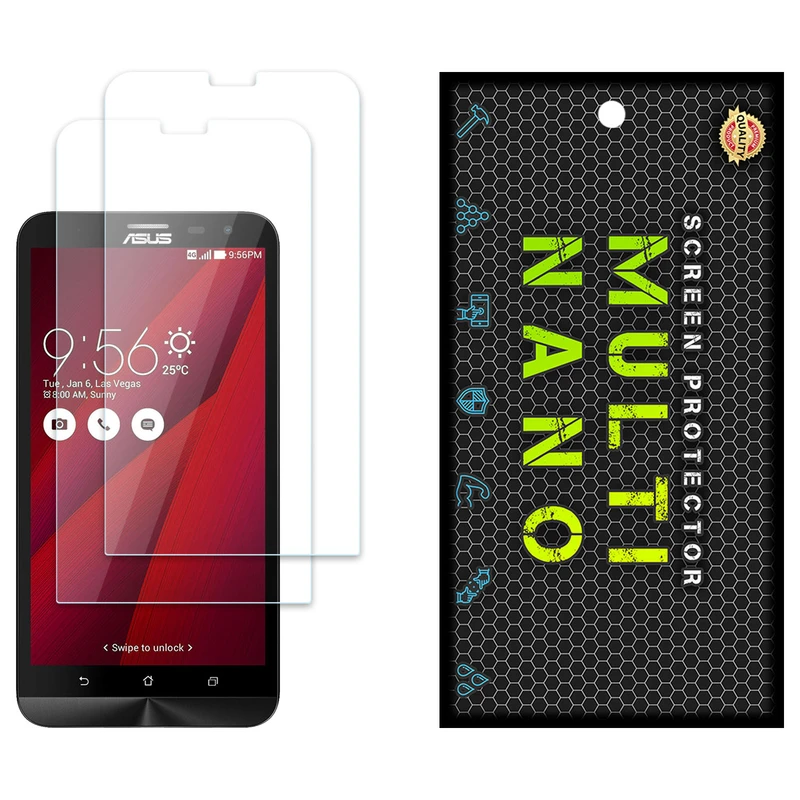 محافظ صفحه نمایش مولتی نانو مدل X-S2N مناسب برای گوشی موبایل ایسوس Zenfone 2 Laser / ZE601KL بسته دو عددی