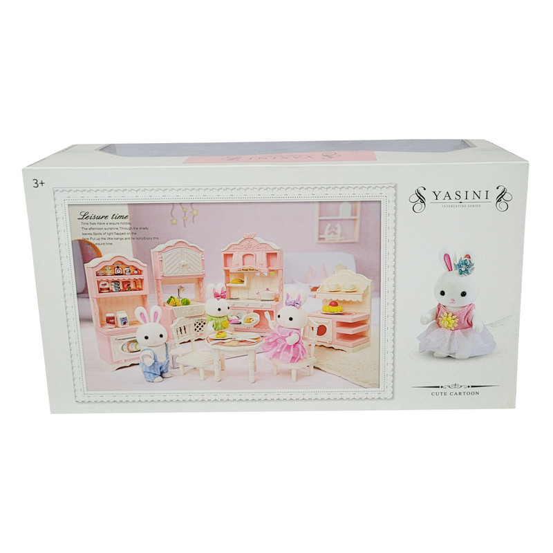 اسباب بازی مدل خرگوش و لوازم اشپزخانه کد 6681