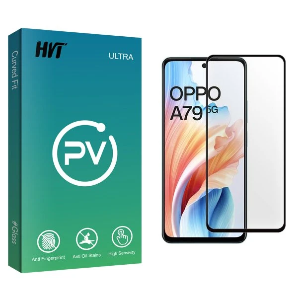 محافظ صفحه نمایش شیشه ای اچ وی تی مدل PV مناسب برای گوشی موبایل اوپو A79