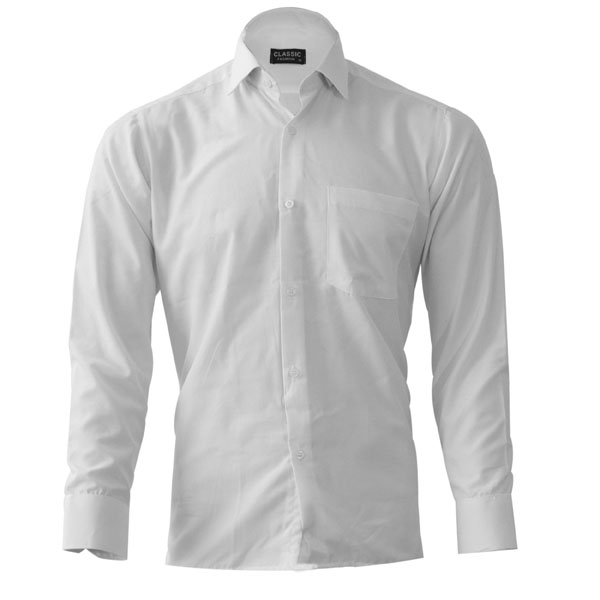 نقد و بررسی پیراهن آستین بلند مردانه مدل Classic030 رنگ سفید توسط خریداران