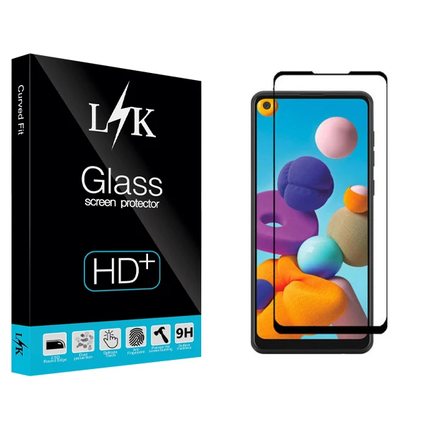 محافظ صفحه نمایش ال کی مدل +LITE مناسب برای گوشی موبایل سامسونگ Galaxy A21s