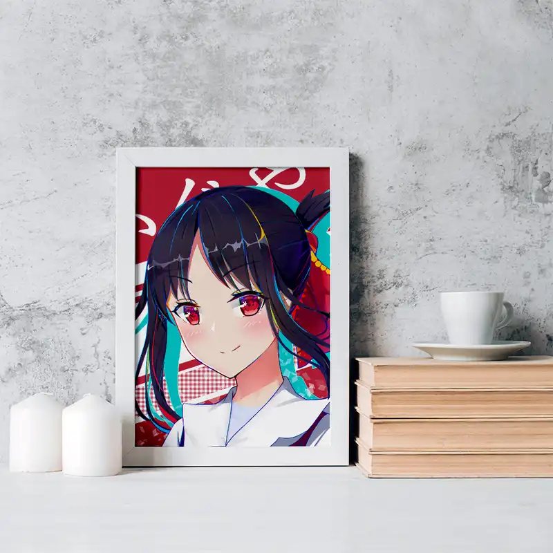 تابلو خندالو مدل کاگویا شینومیا انیمه کاگویا ساما کد 16058