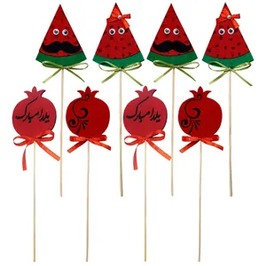 تاپر مدل هندوانه و انار یلدا مجموعه 8 عدی