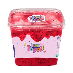 ژل بازی اسلایم تپلی مدل جلی کیوب رزبری