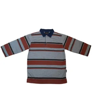 پولوشرت آستین بلند مردانه مدل راه راه