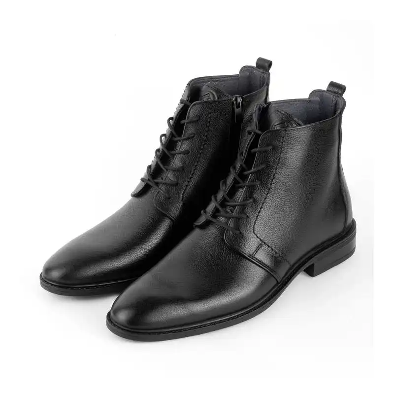 نیم بوت مردانه مدل چرم طبیعی کد M9-sha