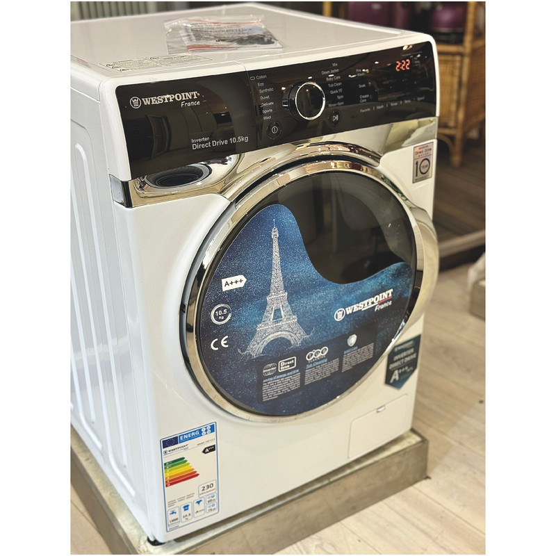 ماشین لباسشویی 10.5 کیلوگرم اتوماتیک وست پوینت مدل WMSD-105143.ES