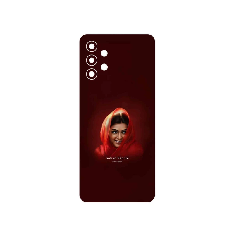 برچسب پوششی ماهوت مدل Portrait of an Indian Woman مناسب برای گوشی موبایل سامسونگ Galaxy A32