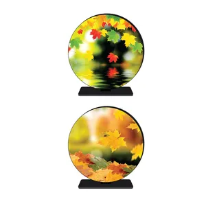 استند رومیزی تزیینی مدل فصل ها طرح ریزش برگ پاییزی  کد 2 مجموعه 2 عددی