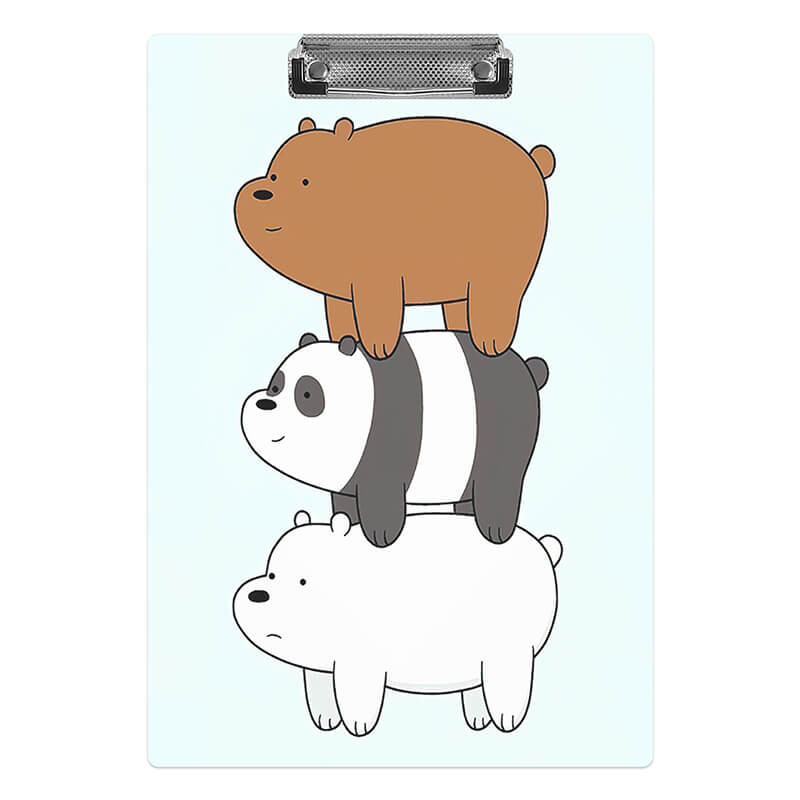 تخته شاسی طرح we bear bear کد 7238 سایز A4