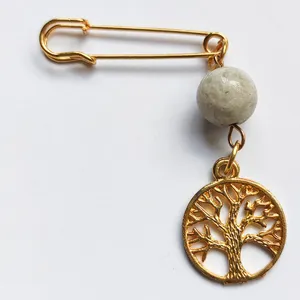 سنجاق سینه زنانه مدل درخت زندگی