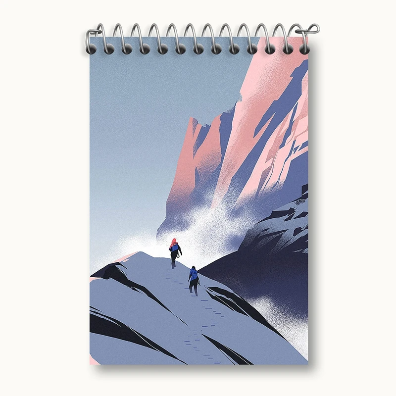 دفتر یادداشت 50 برگ خندالو مدل کوهنورد کد F130