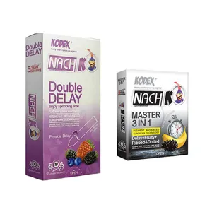 کاندوم تاخیری ناچ کدکس مدل دیلی بسته 10 عددی به همراه کاندوم تاخیری ناچ کدکس مدل 3in1 بسته 3 عددی 