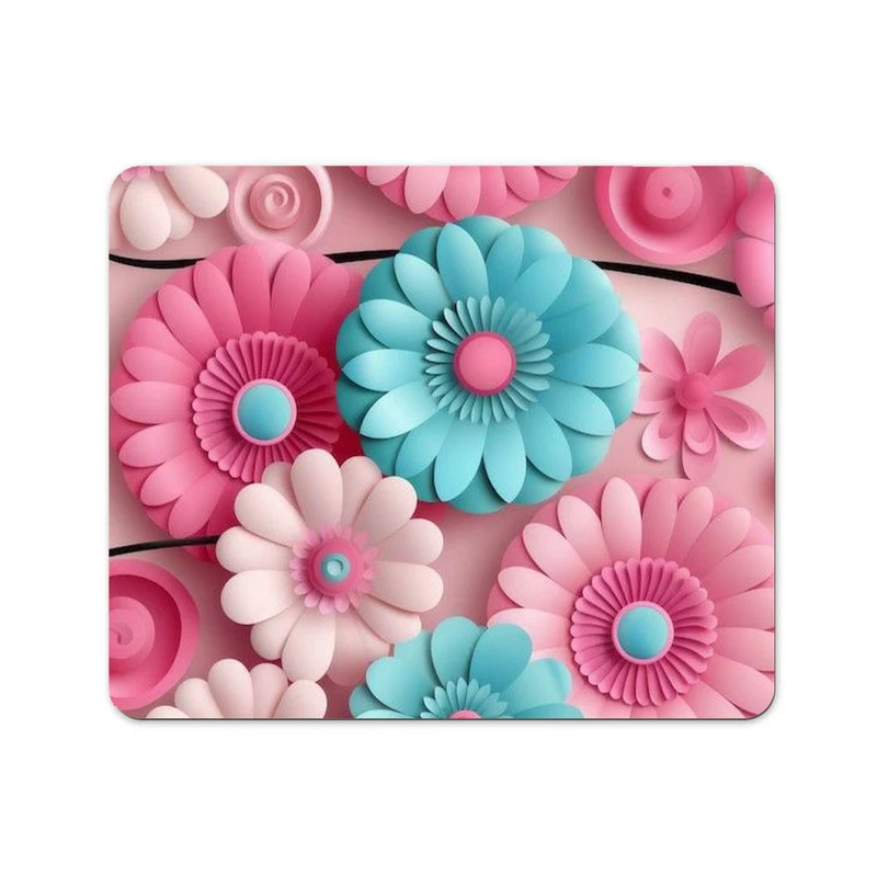 ماوس پد پاد آفرین طرح گل دخترانه کد 179 سایز 19*24 سانتی متر