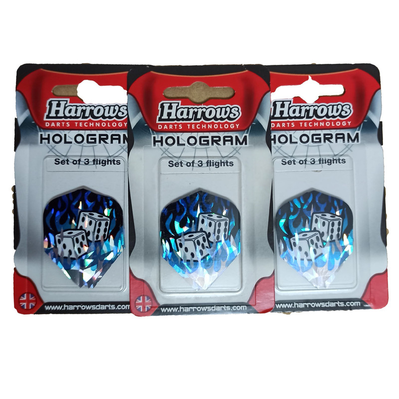پر یدک دارت هاروس مدل HOLOGRAM بسته 9 عددی
