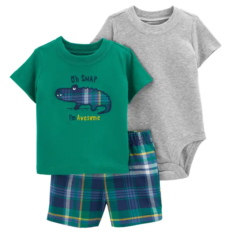 ست 3 تکه لباس نوزادی کارترز مدل 2049