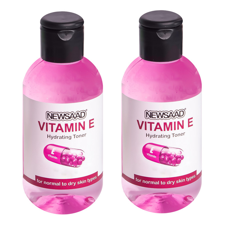 تونر صورت نیوساد مدل Vitamine مناسب برای پوست خشک ونرمال حجم 150 میلی لیتر بسته 2 عددی
